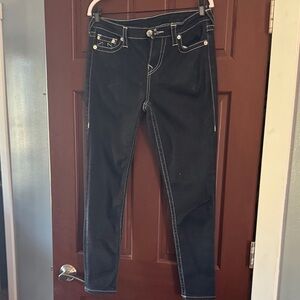 True Religion Women's Dark Blue Skinny Jeans